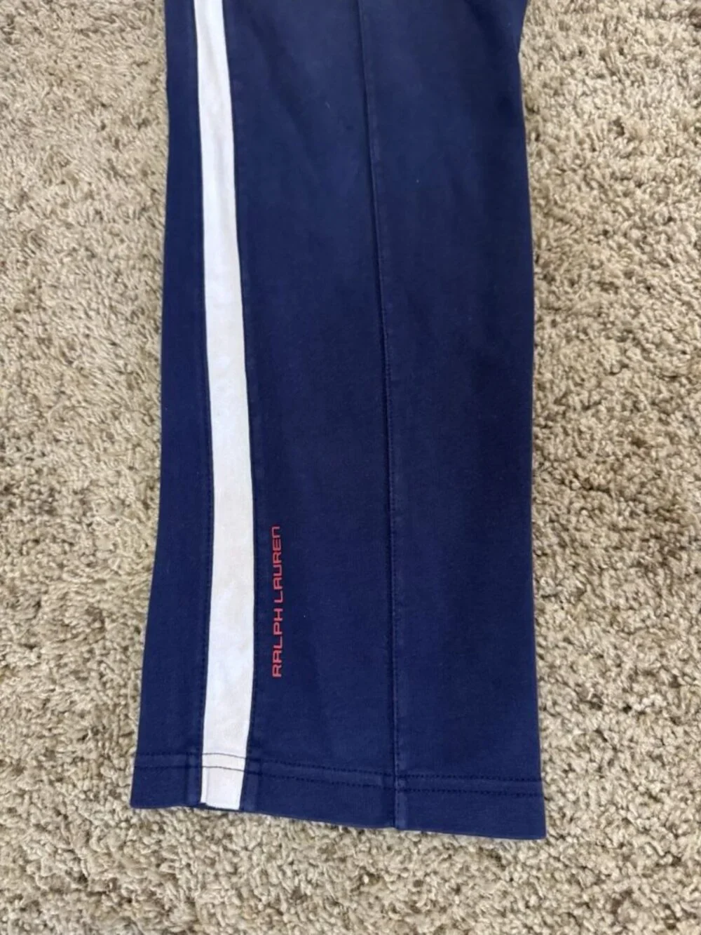 RALPH LAUREN Navy Jogger Sweatpants 28x25.5 Outdoor Track Hiking Athletic Run